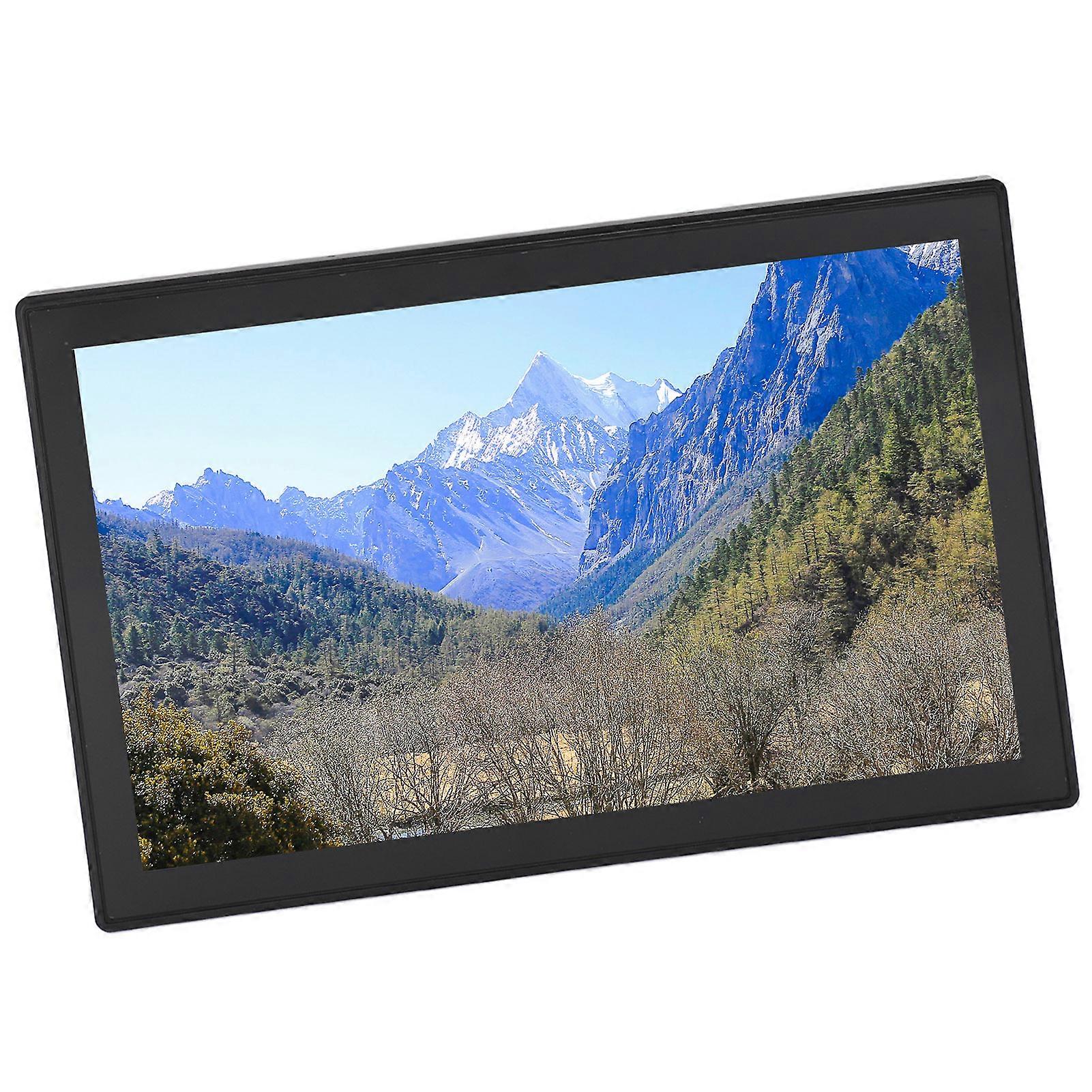 15.6 Inch Touchscreen Display IP65 Waterproof Energy Saving Embedded Capacitive LCD Display for Industry 100‑240V US Plug 