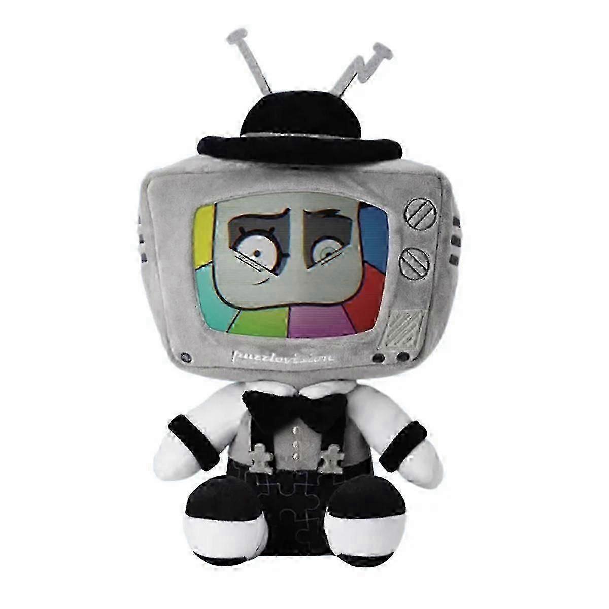 أنيمي Smg4 Mr.puzzles أفخم لطيف ملء القطن لينة وسادة Plushines لعبة غرفة سيارة الديكور مجموعة دمية للطفل A