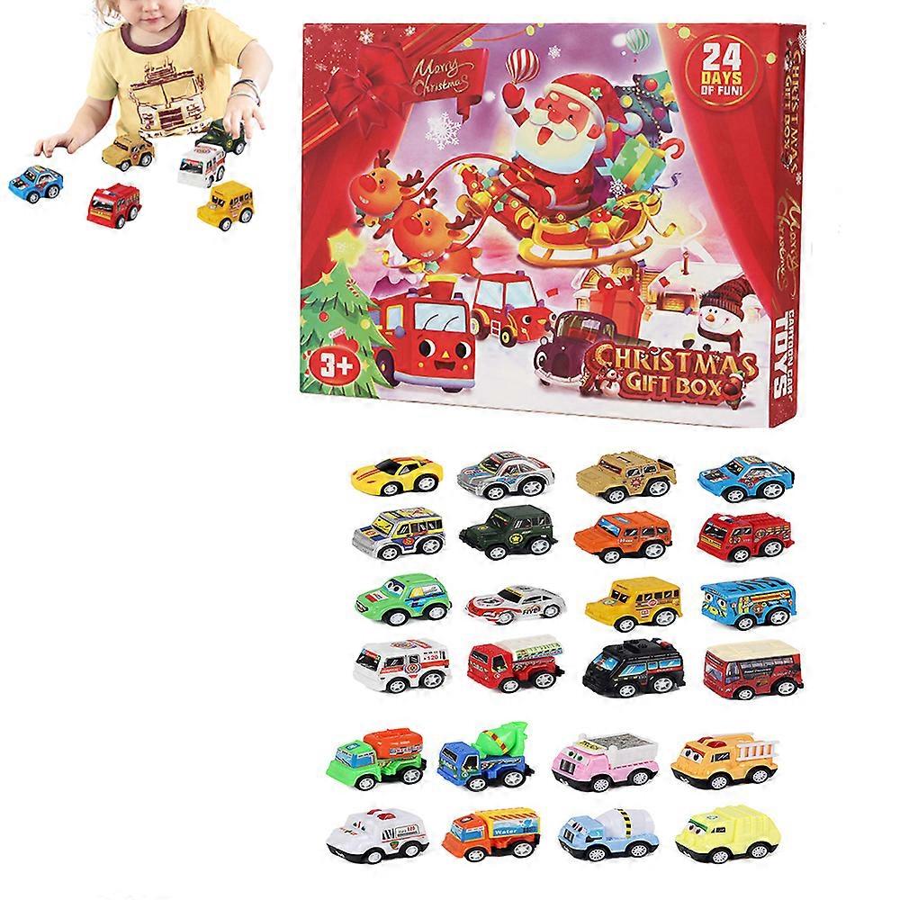 Christmas Advent Calendar for Kids Boys 24 Days Countdown Calendar with Cars