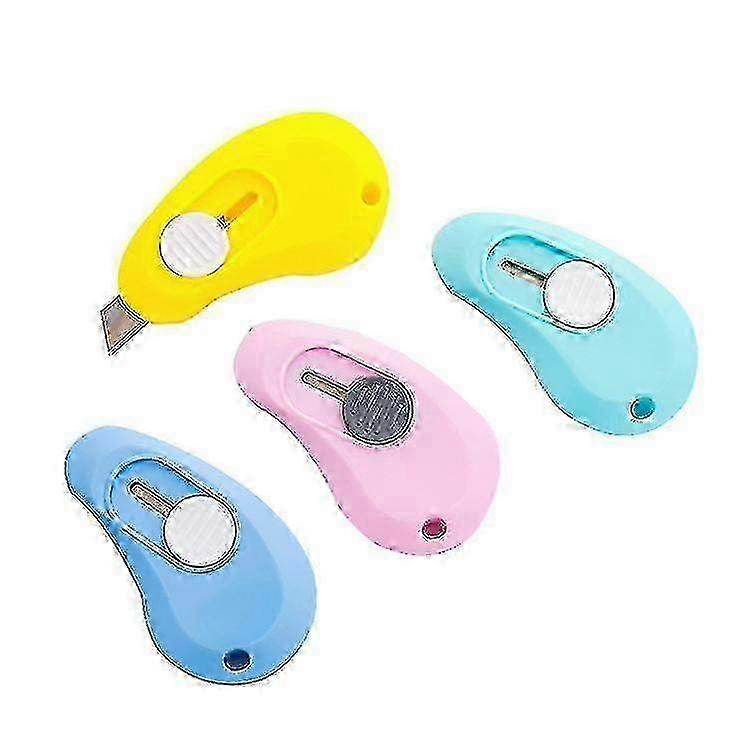 Mini Plastic Letter Cutter | Sharp Blade Box Opener Utility Knife 5pcs Random Color Edition 1104
