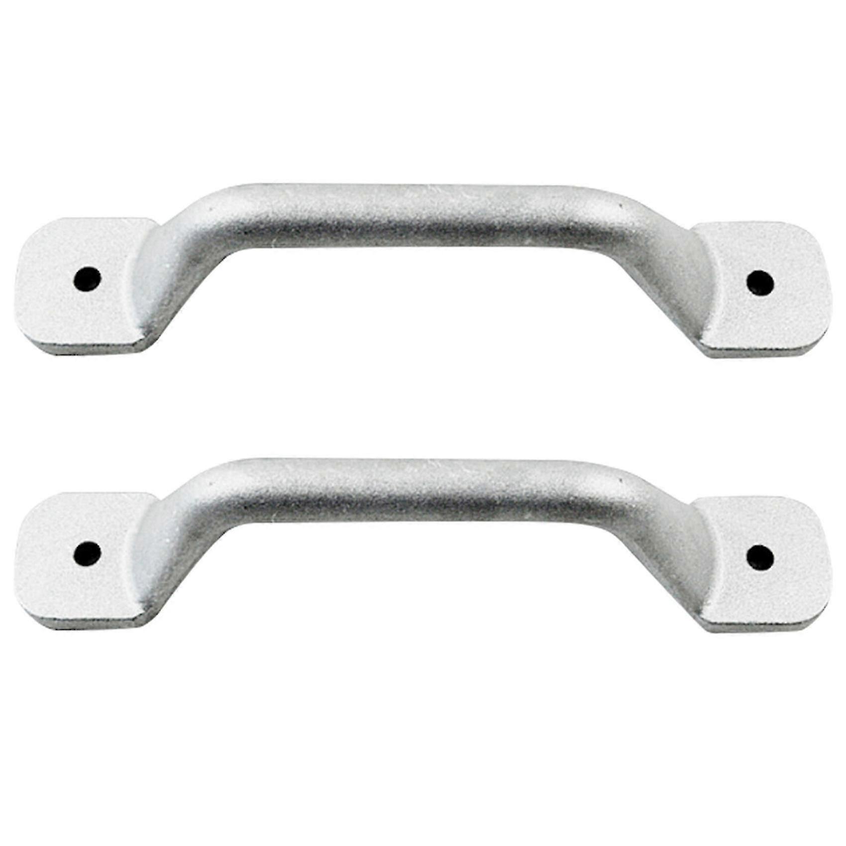 2x Aluminum Marine Boat Cleat Grab Rail Handle Handrail For Ship Deck Handrails