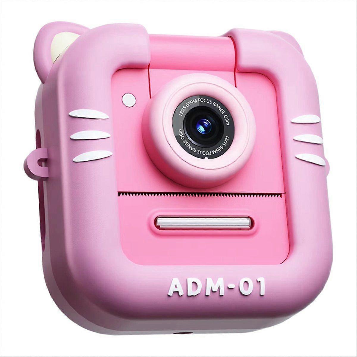 Mini Children Camera 1080P Digital Camera Instant Printing Thermal Printing Camera MP3 32G Memory C