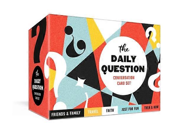 The Daily Question Conversation Card Set by Ink &amp Willow Book Book