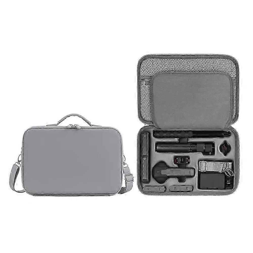 For Insta360 X5 Flymile All-in-One Storage Shoulder Bag Durable PU + Lycra Material Carrying Case