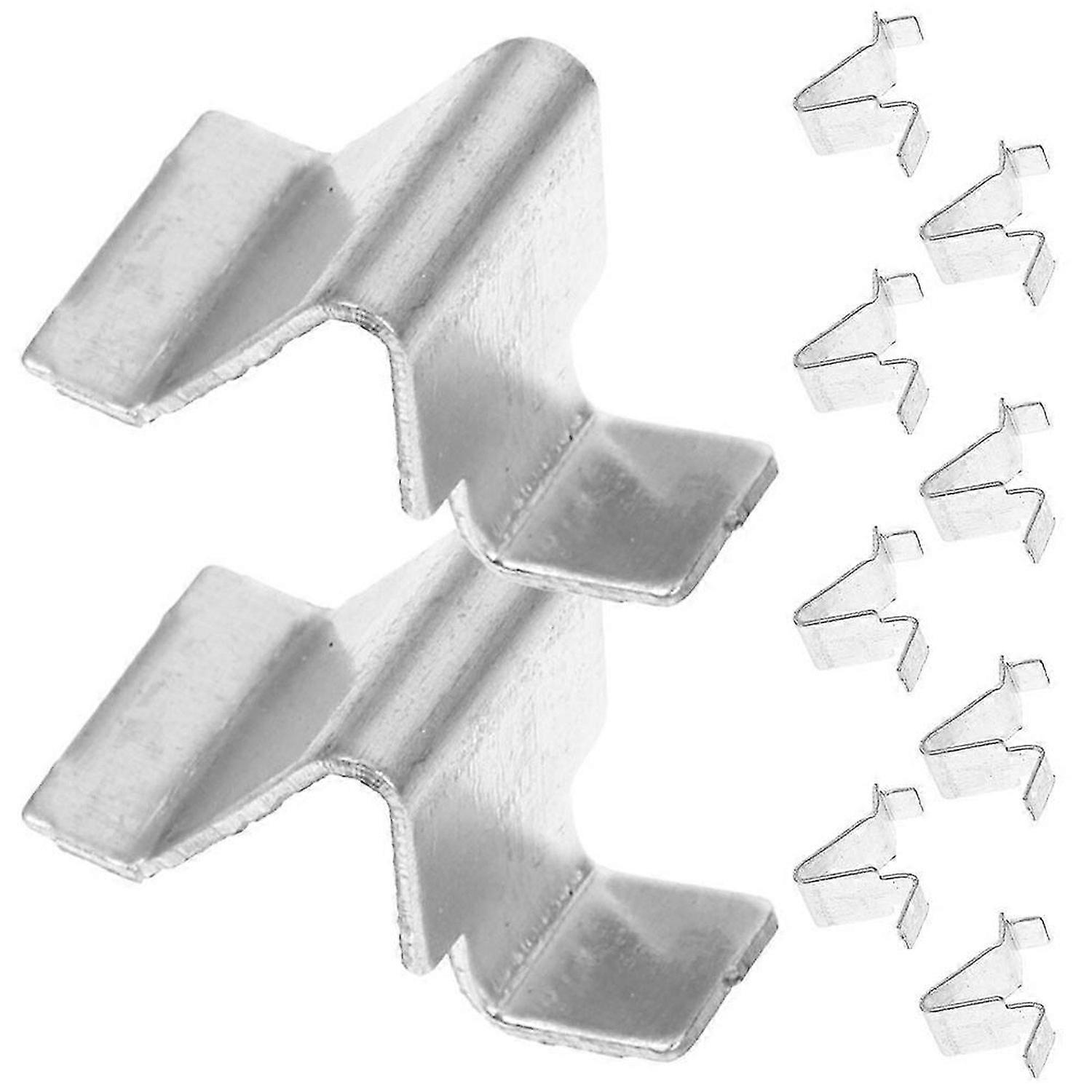 20PCS Heavy Duty Metal Shelf Clips & Support Brackets for Cabinets & Display Units – Versatile & Secure Storage Solution