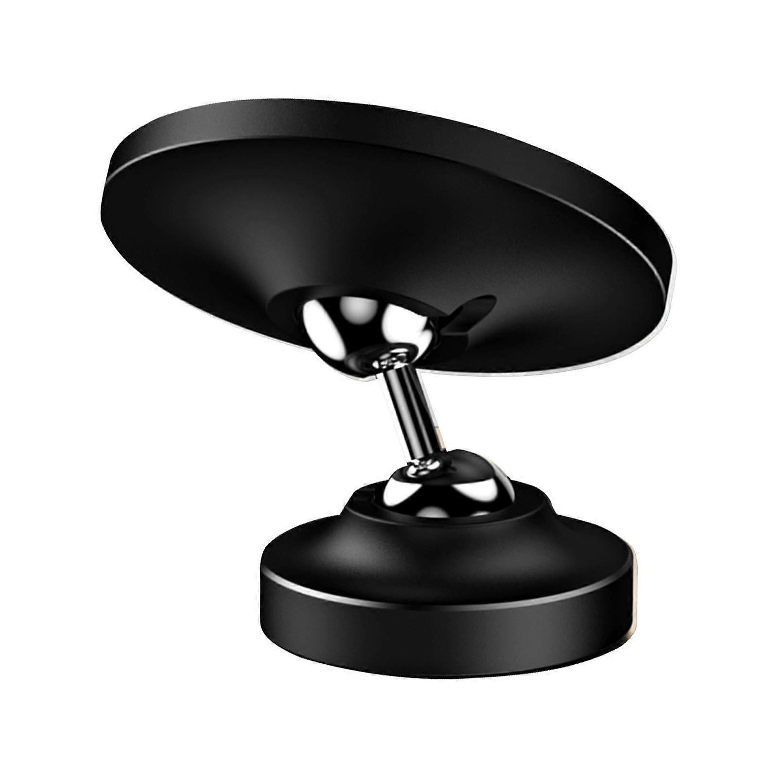 Magnetic Phone Stand with Double Sided Holder, Foldable Dashboard Mount for Car Home Gym Office, Universal Black 1PC