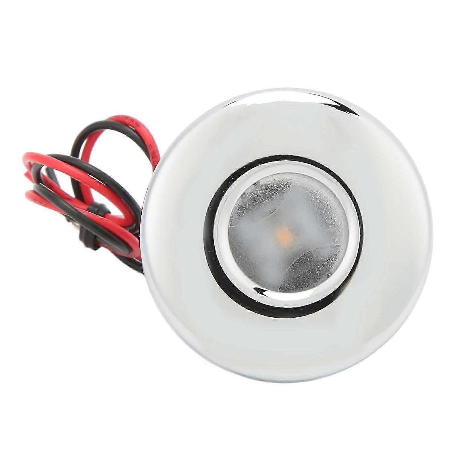 39mm DC 12V LED Aisle Light 100LM Warm White Light 3000K IP67 Waterproof Rust Proof Smooth Surface for Boat RV Home
