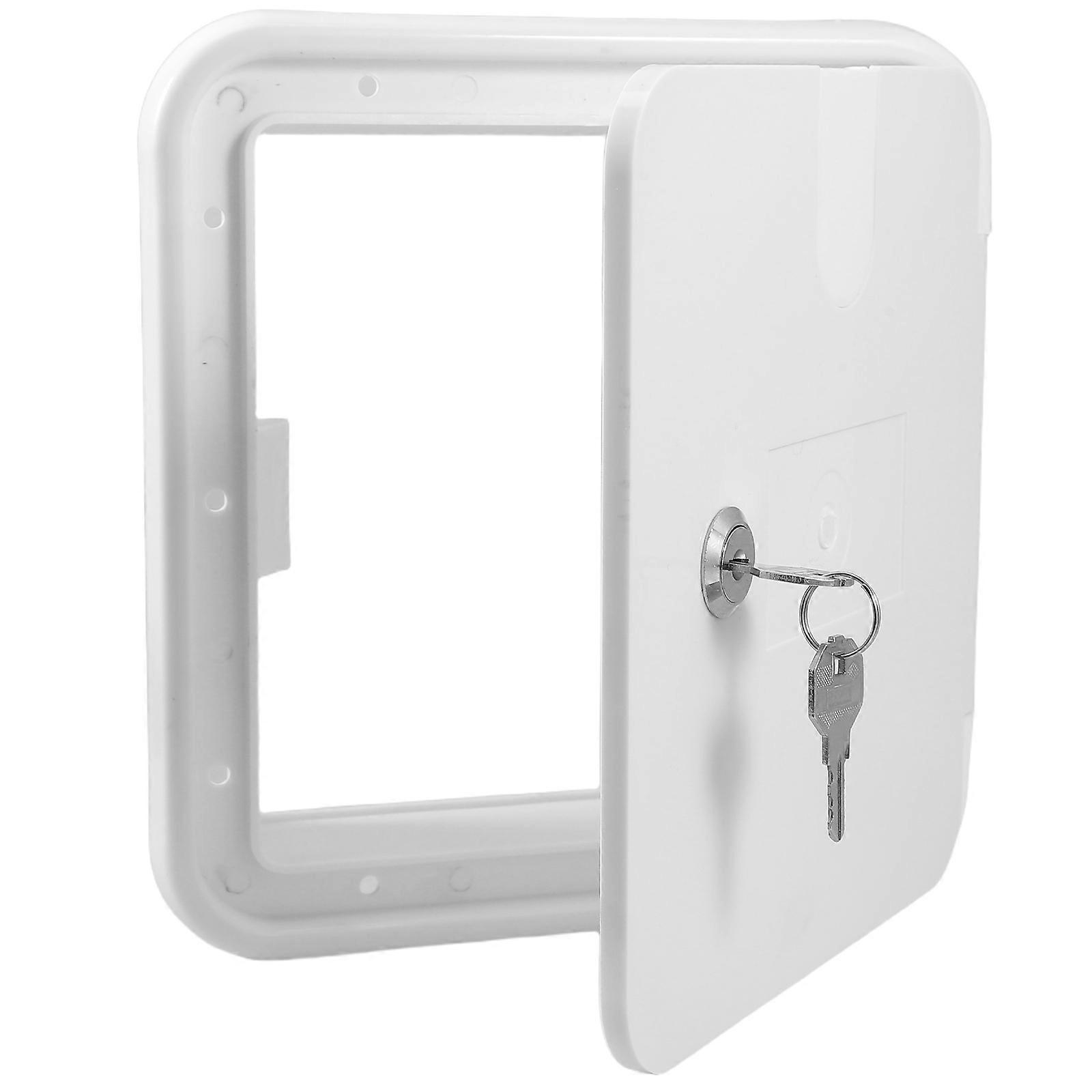 Rv Power Cable Hatch Door for Electrical Access with Screws for Travel Trailers