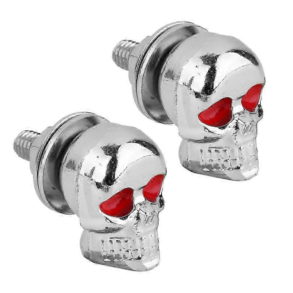 Langlebige Skull Style Reifenventilkappen für 6mm Schrauben - 2er Set