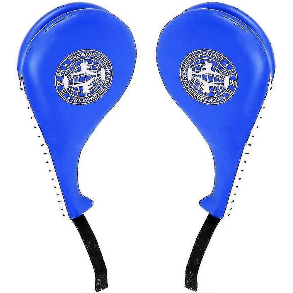 Durable Taekwondo Kick Pads(2 pcs, blue)