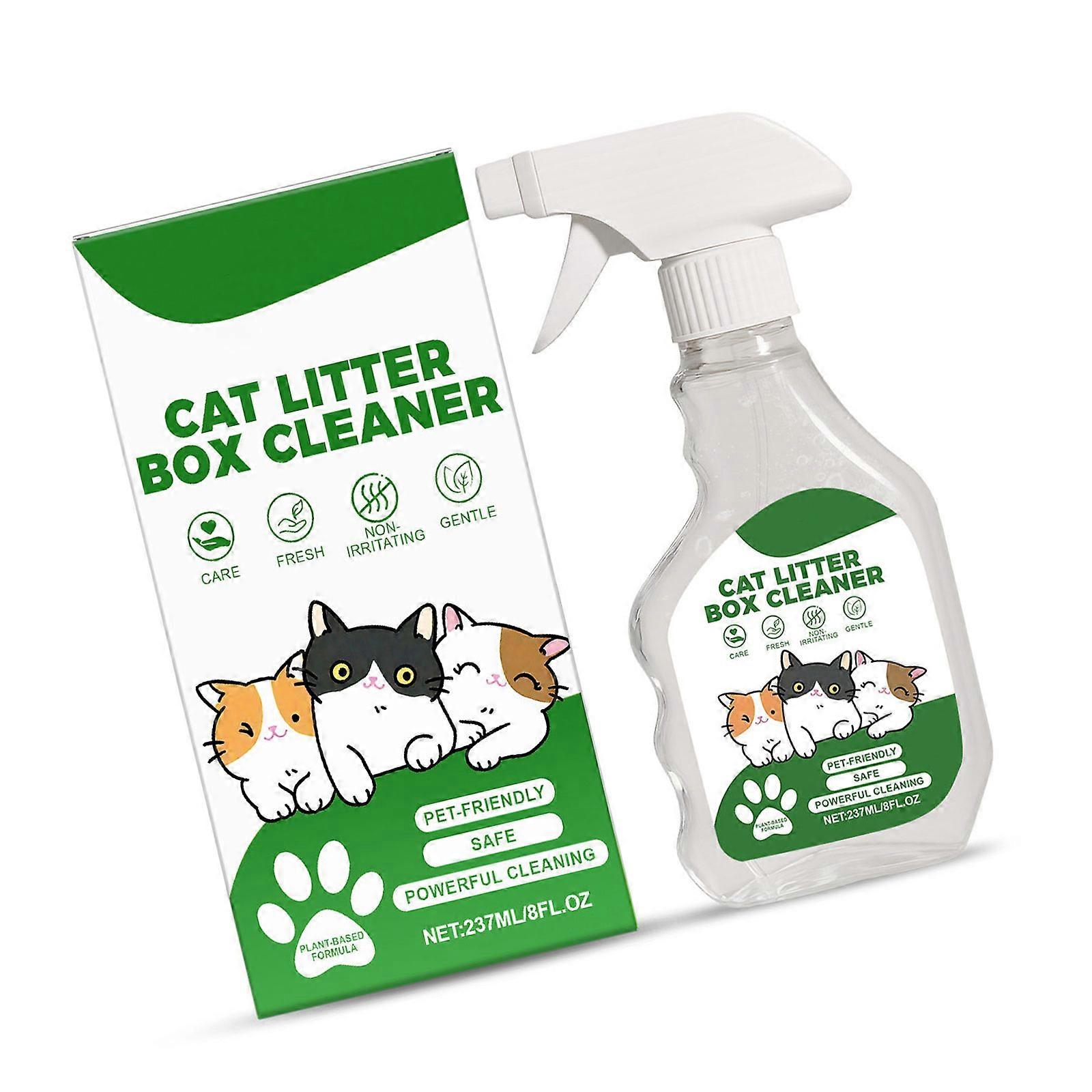 Multiple Use Cats Litter Sprinkle Cleaner 237ml Odor Neutralizing Technology Plant derived For Pet Living Space Multicolor