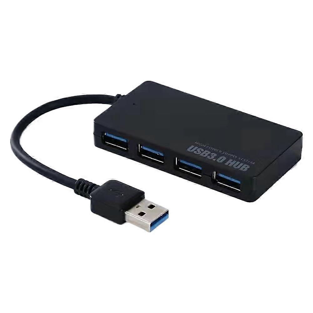 Ultra-Thin 4-Port USB 3.0 Hub High-Speed 5Gbps Data Transfer with Over-Current Protection for Laptop PC and Tablet