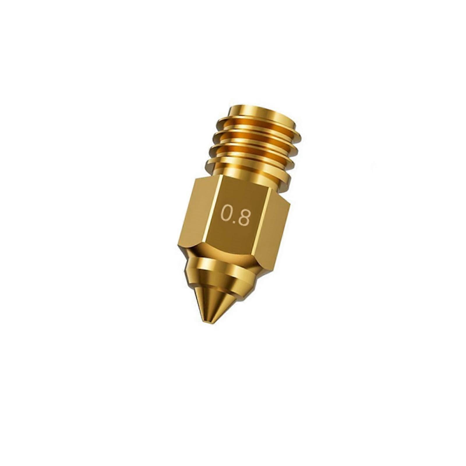 Ender5 Extreme 3D Printer Bronze Nozzle Heat Resistant Up To 300°C Smooth Substance Extrusion  0.8mm