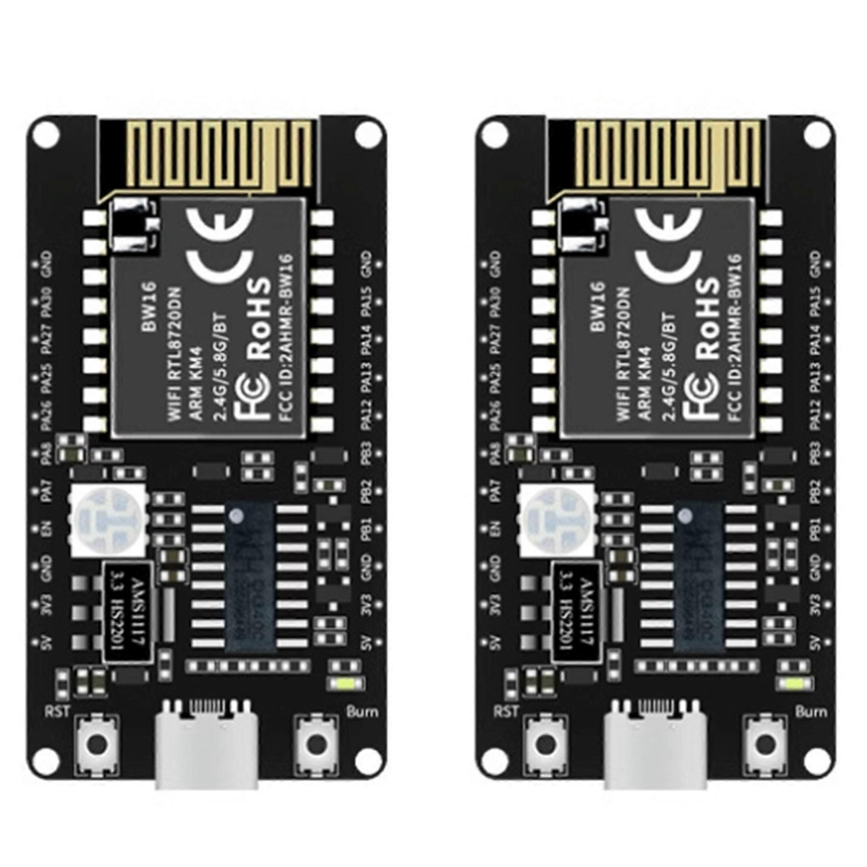 2X BW16-Kit Development Board RTL8720DN Dual-Band Wi-Fi Low-Power Bluetooth BLE Module Type-C Interface