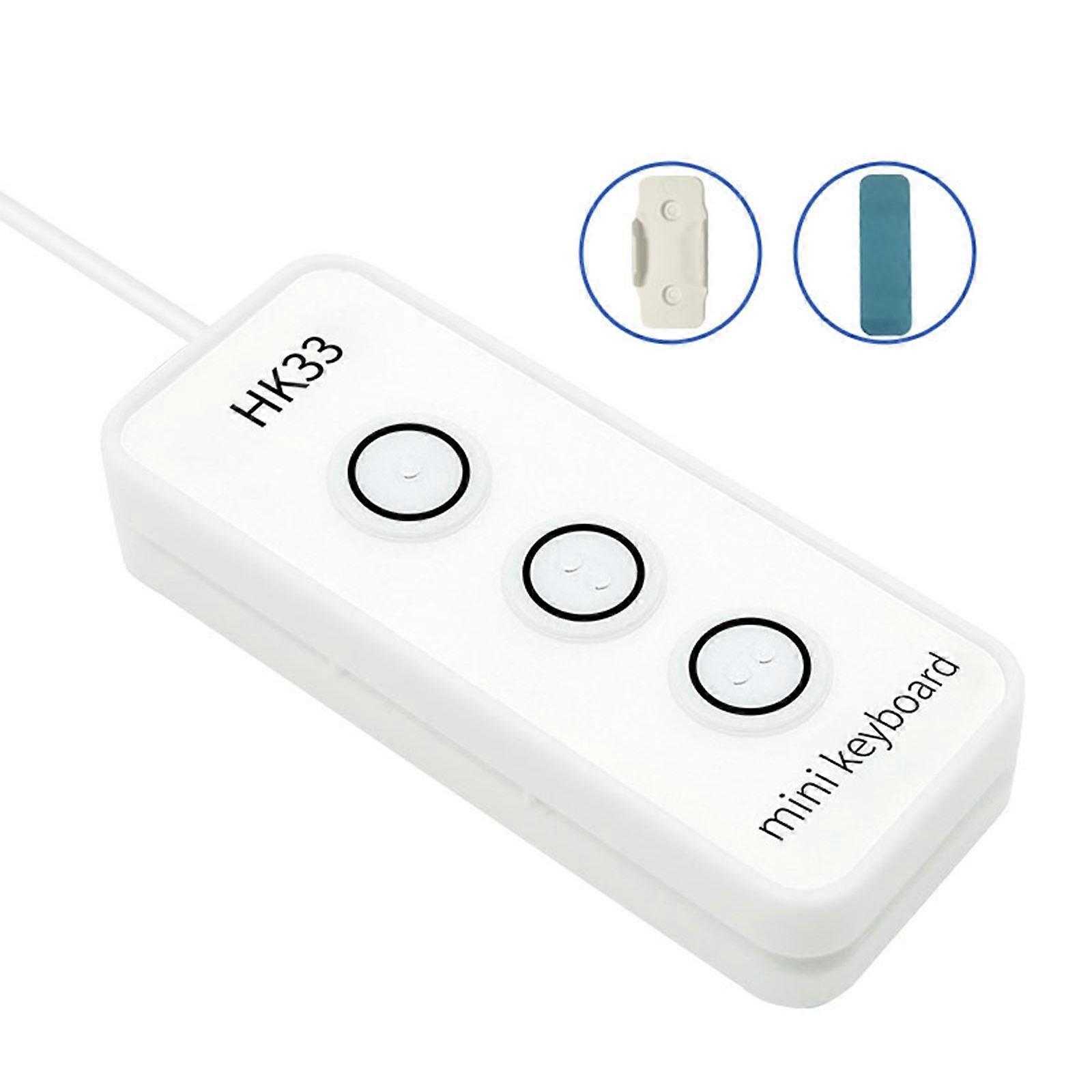 Clavier portable multiplateforme avec braille, connexion USB, touches de programmation macro USB, multicolore