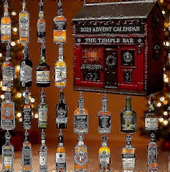 Whiskey Advent Calendar 2025,Bourbon & wine Advent Calendar 2025, A Daily Tasting Journey Through the World of Whiskey - DX