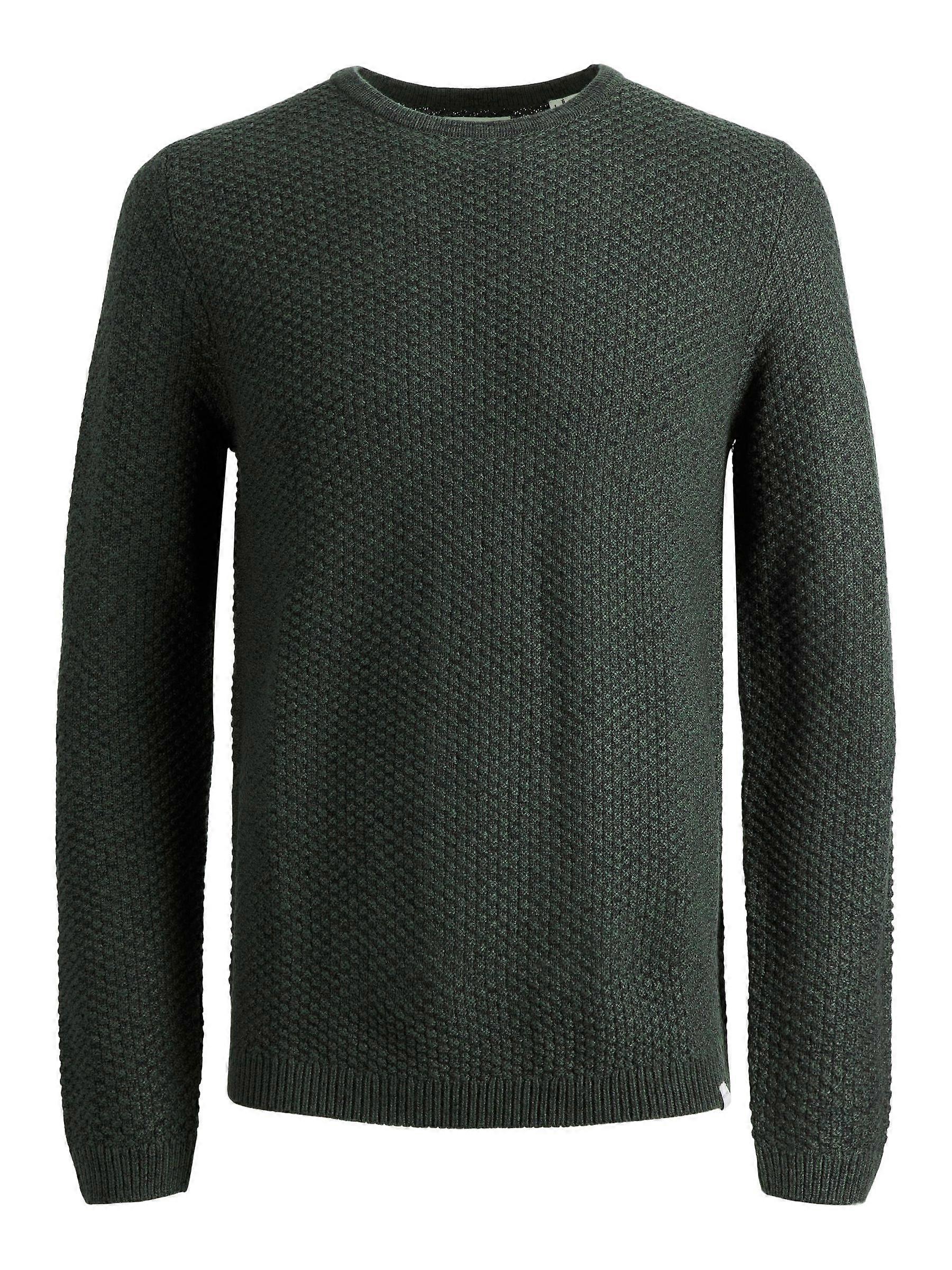 Herren JACK & JONES Grobstrick Pullover Basic Sweater Chunky Knit JJEDAMIAN NEU