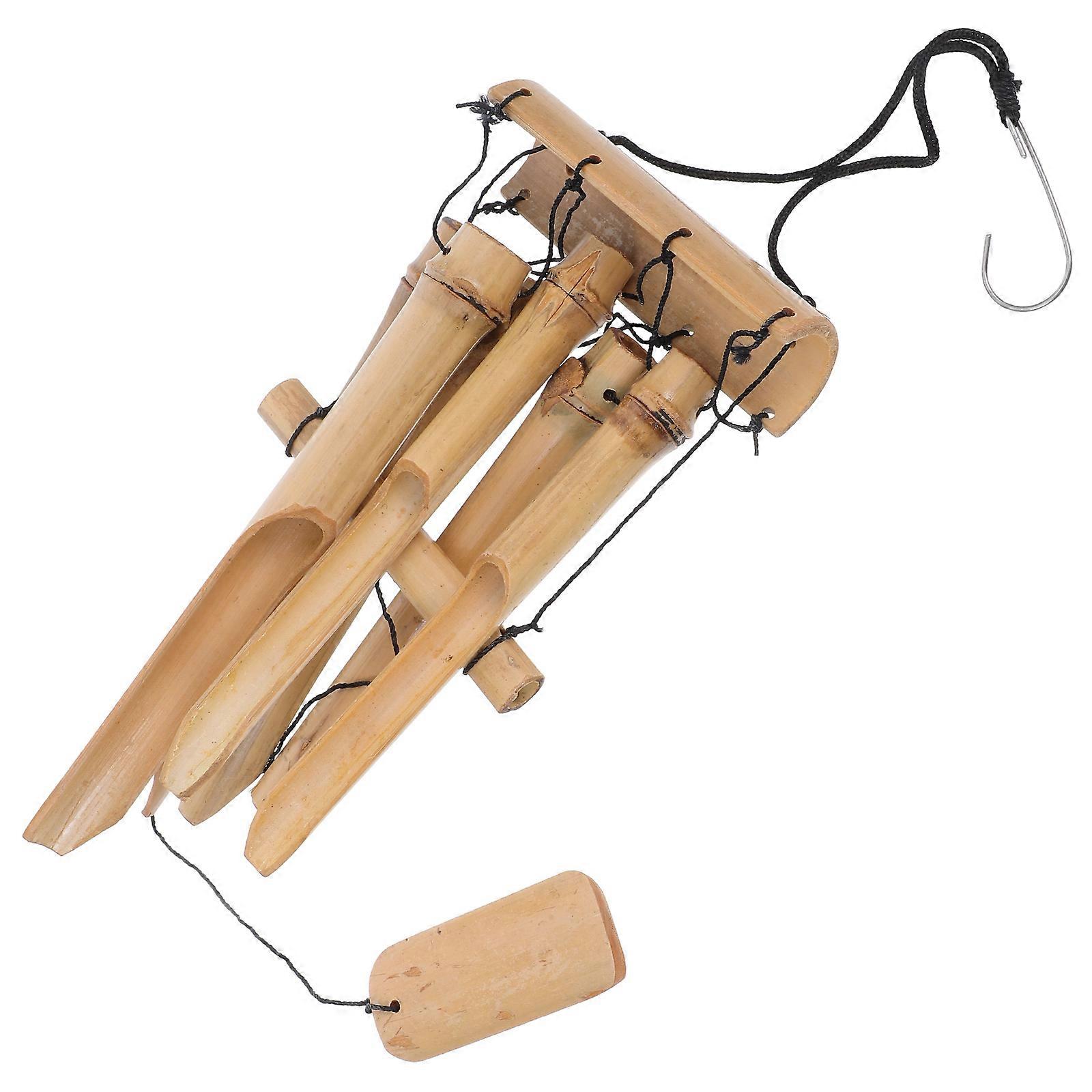 Outdoor Bamboo Wind Chimes with Melodious Tone