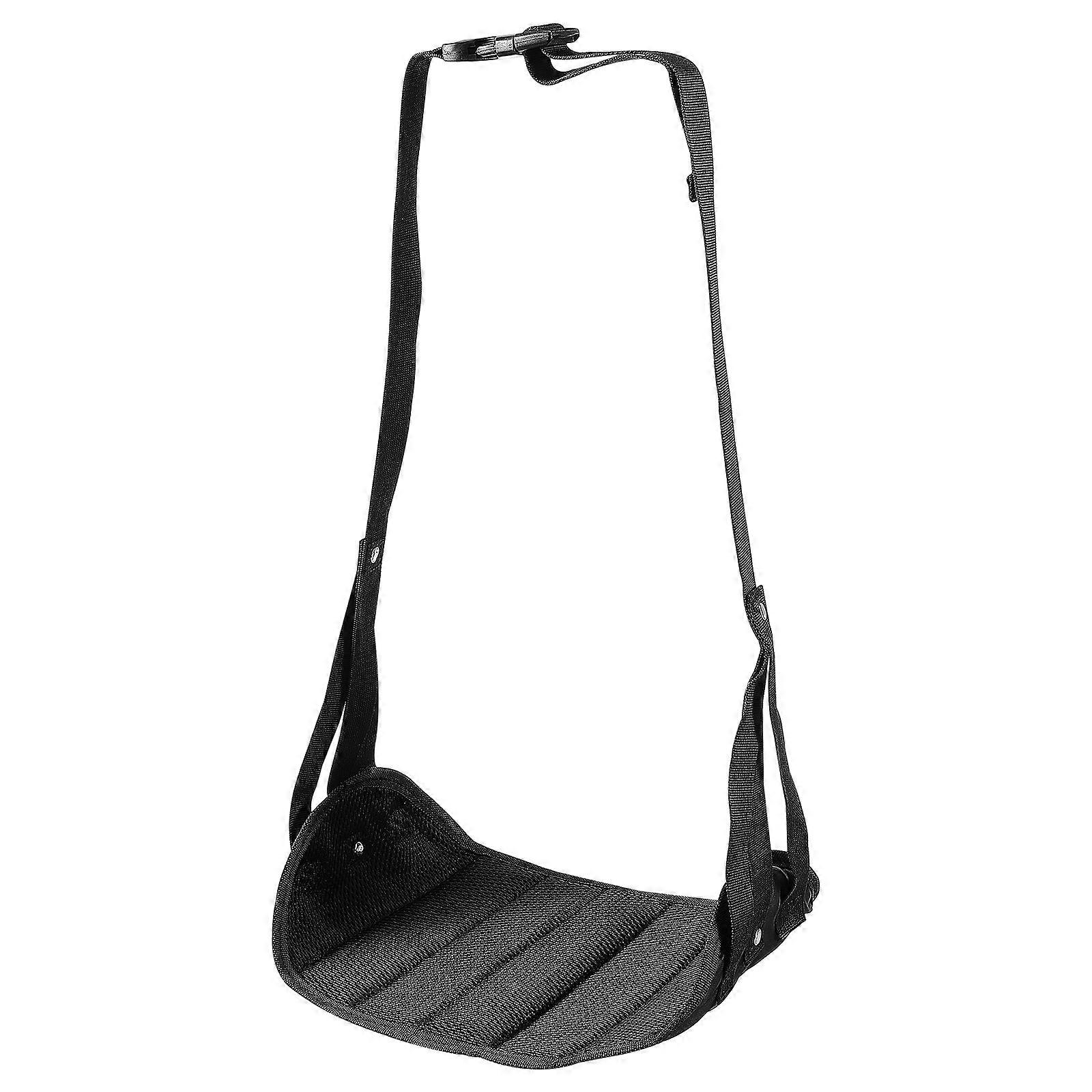 Leg Hammock Under Desk for Rest Use Black Oxford Fabric