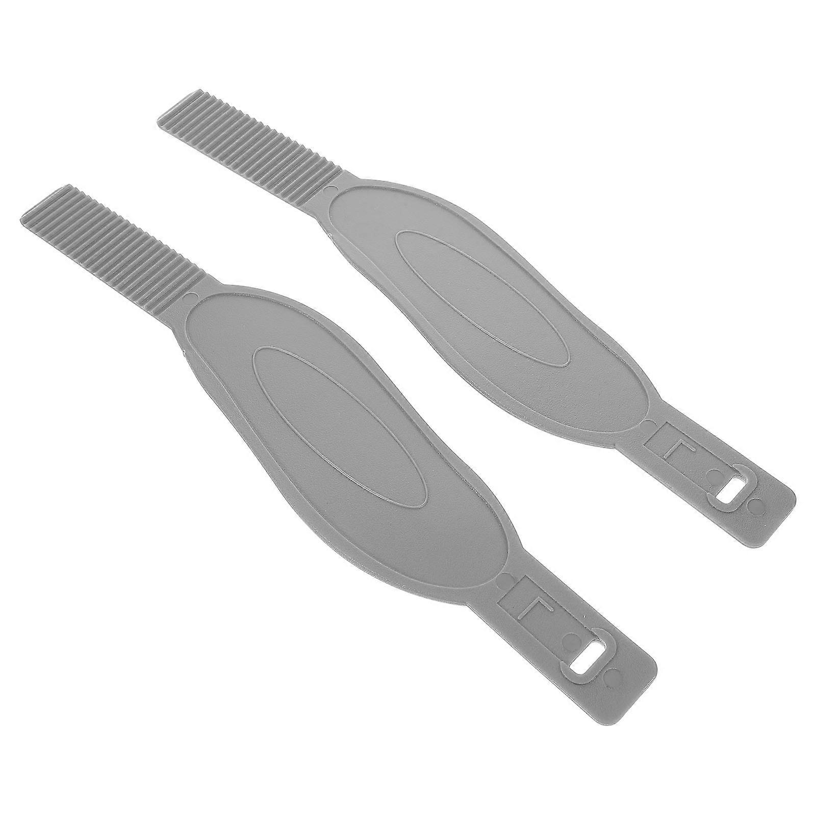 PP Material Adjustable Pedal Straps for Exercise Bike 2Pcs Set