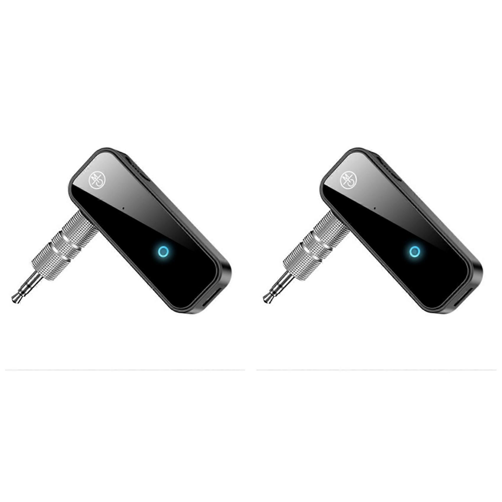 2X AUX Bluetooth Receiver Transmitter, 2 in 1 Bluetooth Wireless Audio Adapter, Lossless Sound Quality, Plug and Play
