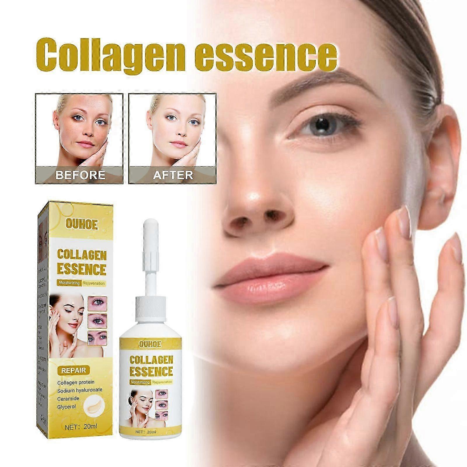 Collagen Essence - Hydrating Anti-Aging Serum for Pore Shrinking & Fine Line Reduction