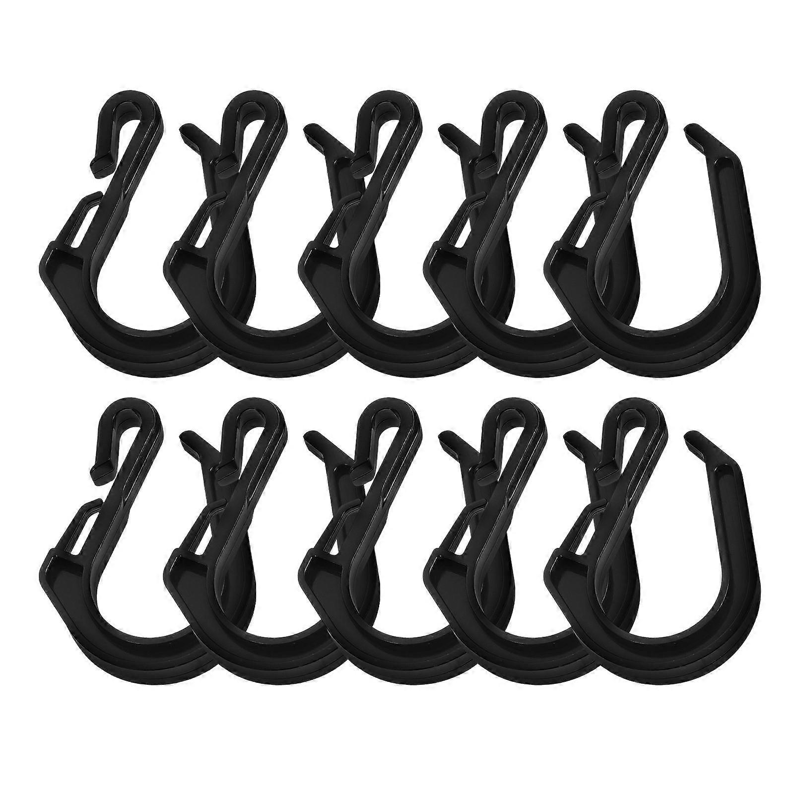 Universal Car Seat Back Hook Car Trunk Hooks for Storage 50Pcs ABS