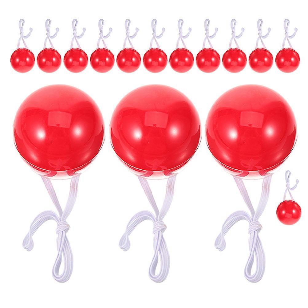 Red Glow Clown Nose for Party 15Pcs Light Up Nose for Circus and Halloween