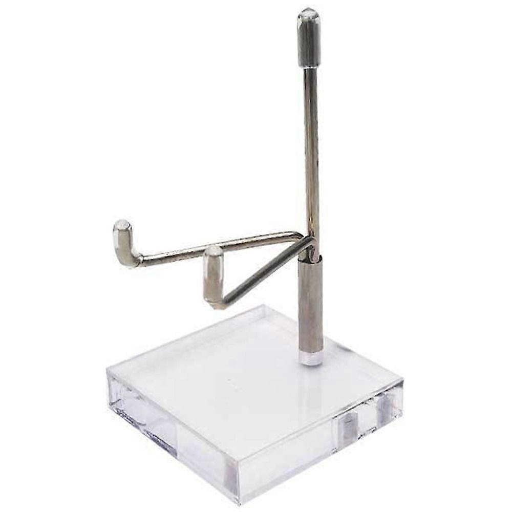 Metal Mineral Display Stand With Acrylic Base For Crystal Ball Base Stone Shelf