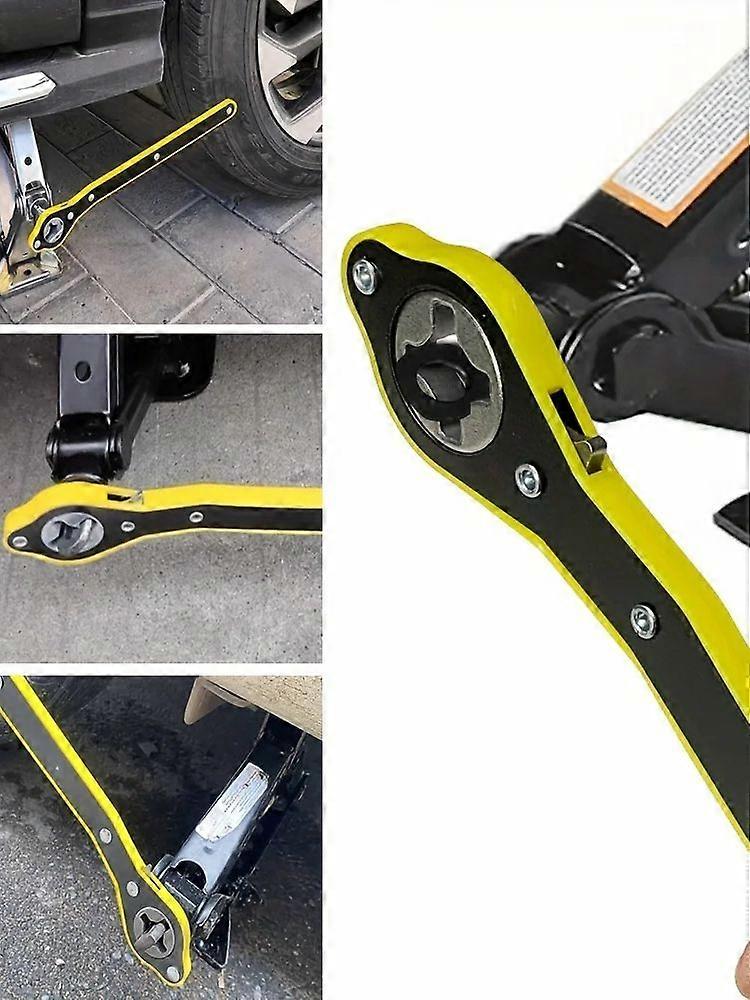 Car Mounted Small Car Universal Crank Handle Accessories with CAR Tools Car Jack Handle Lever Labor-saving Wrench Tool