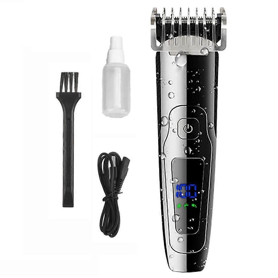 Hair Clippers for Men Cordless Rechargeable Low Noise LED Display Precision Cutting V072