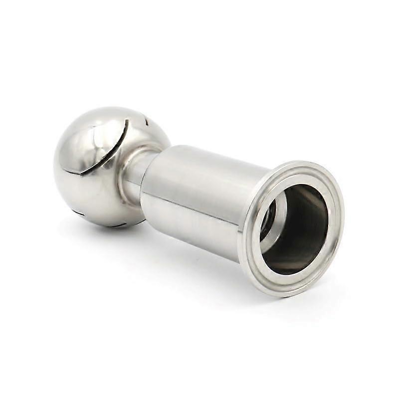 304 Stainless Steel Tri Clamp Spray Ball 1in Rotary CIP Tank Cleaning Ball 360° Full Coverage