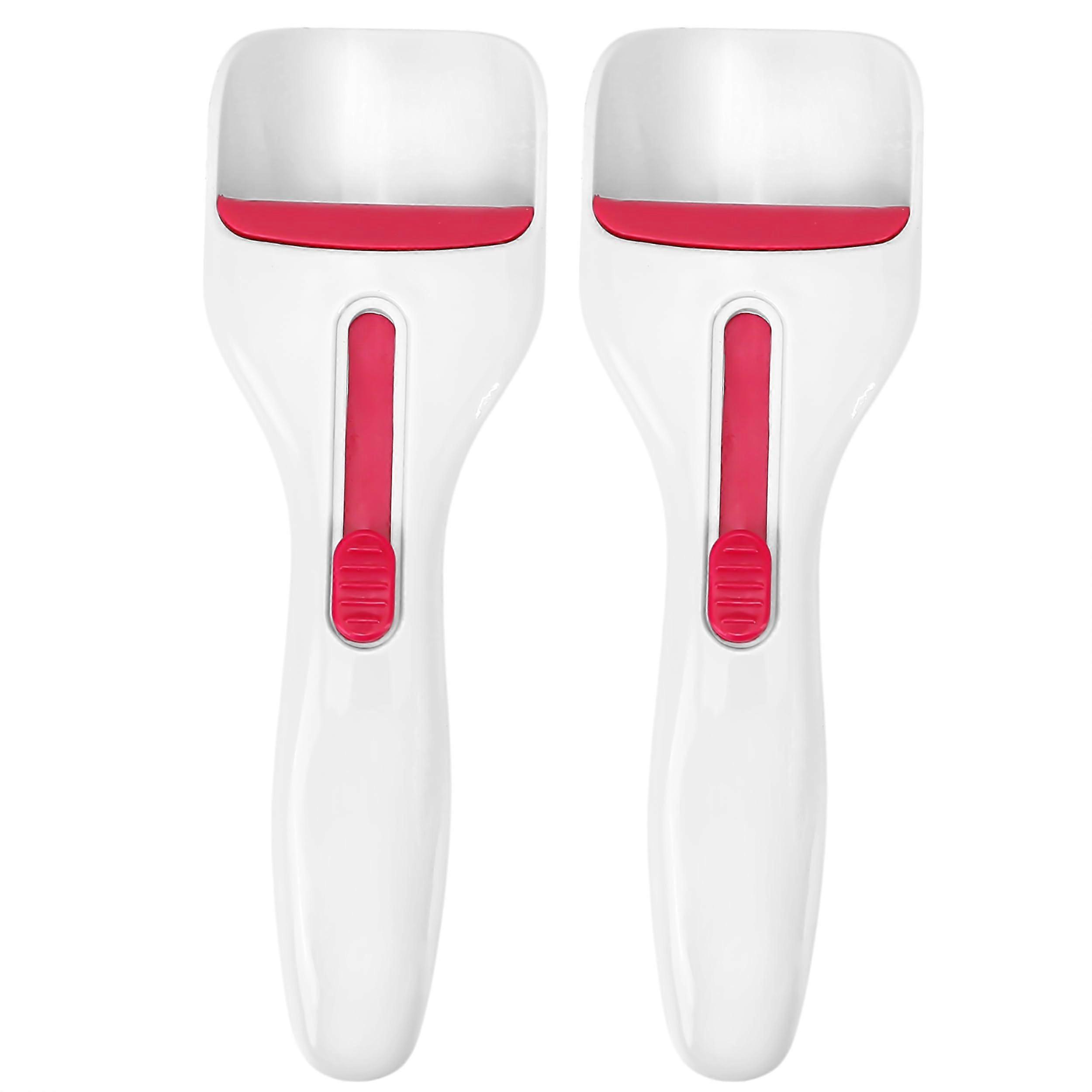 2Pcs Cupcake Batter Dispenser Scoop with Release Button, BPA , NonStick, Dishwasher Safe