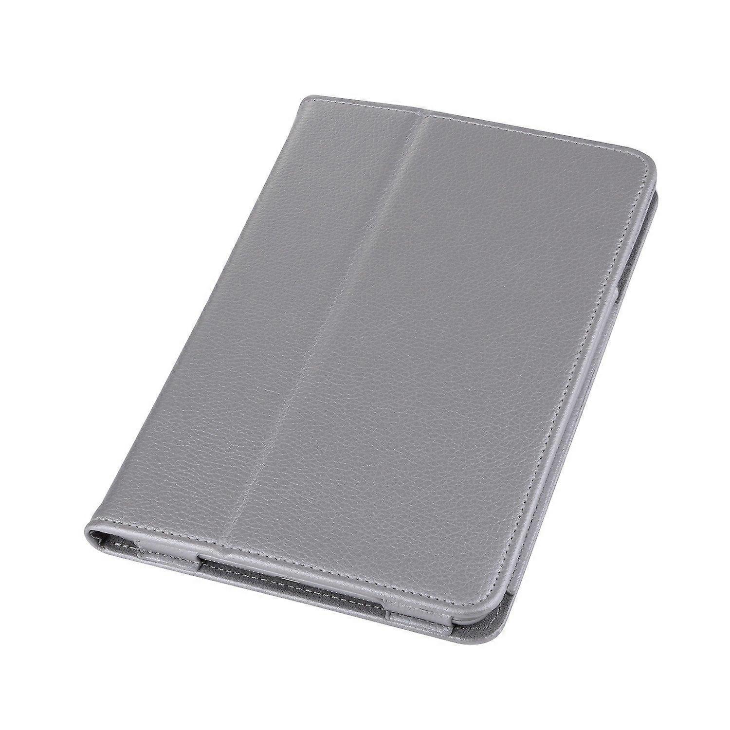 Case For Ipad Mini1/mini2/mini3 Noble Silver Stand Leather Litchi Texture Two-fold Stitching