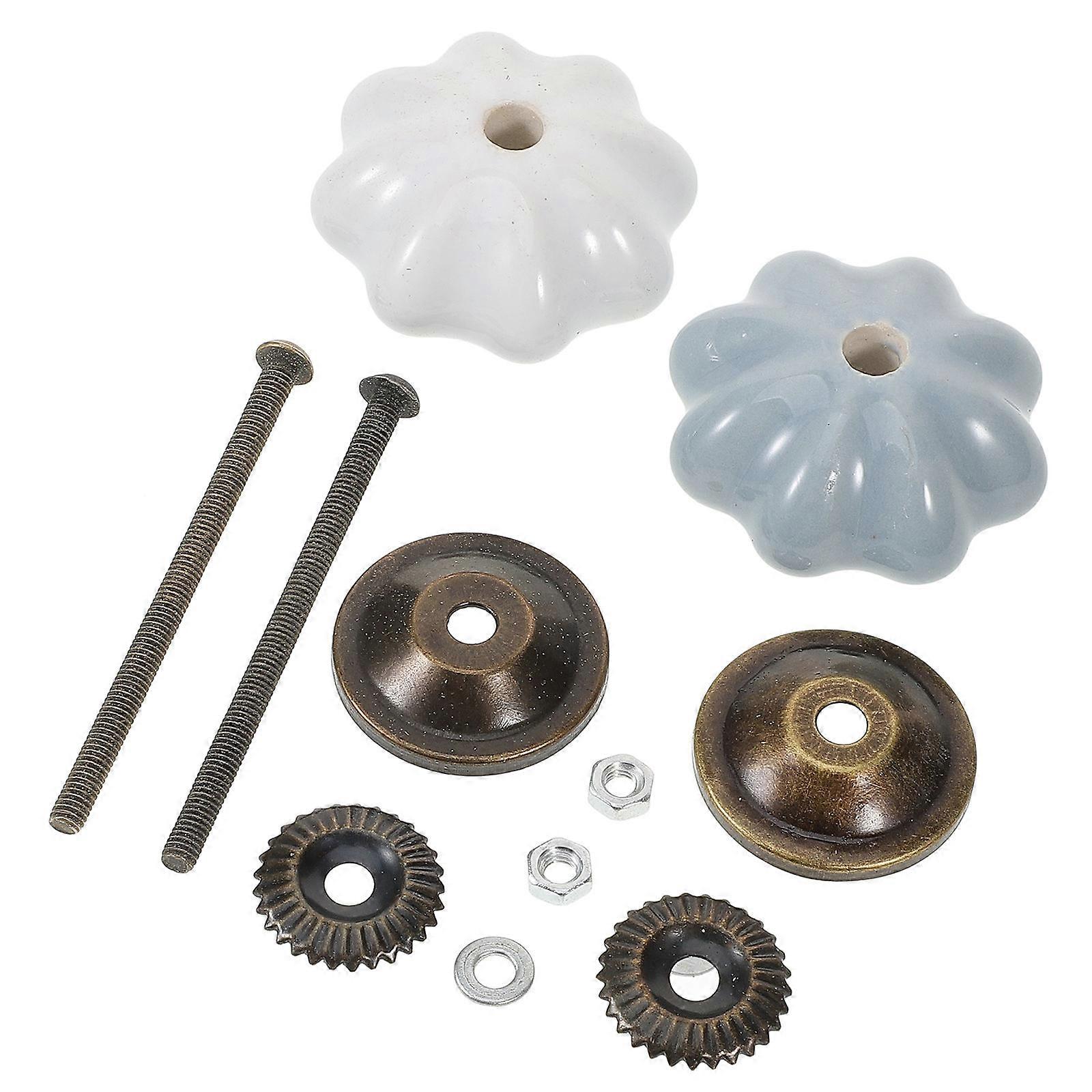 Durable Ceramic Cabinet Knob in Assorted Color for Pulling 2Pcs Drawer Pulls