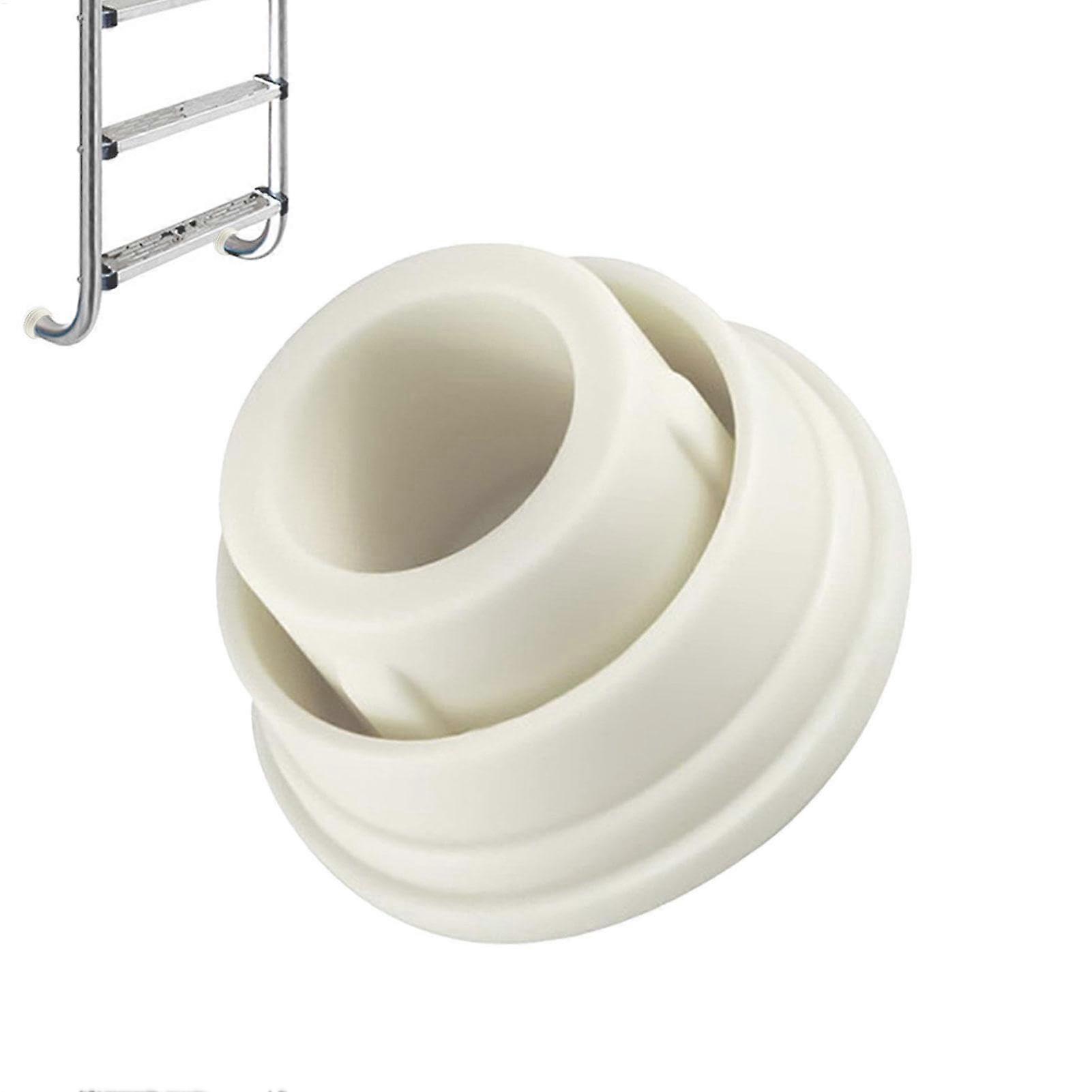 Pool Ladder Bumpers Rubber Caps for Inground Pools, Compression Resistant and Tool Install