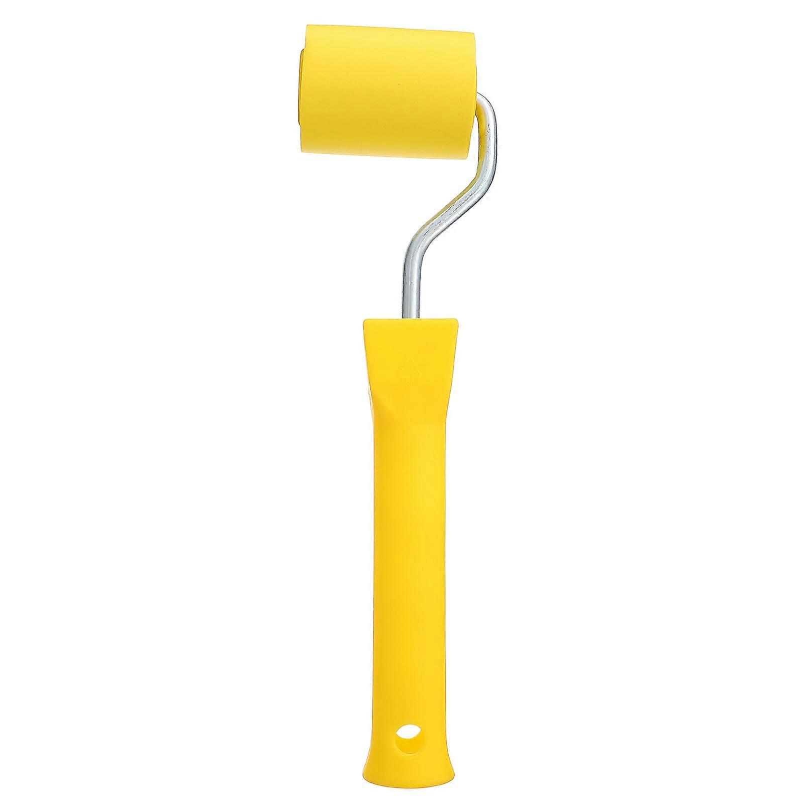 Wallpaper Seam Roller Tool 2 Inch Rubber Smoothing Tool For Construction Projects Ergonomic Handle 1Set