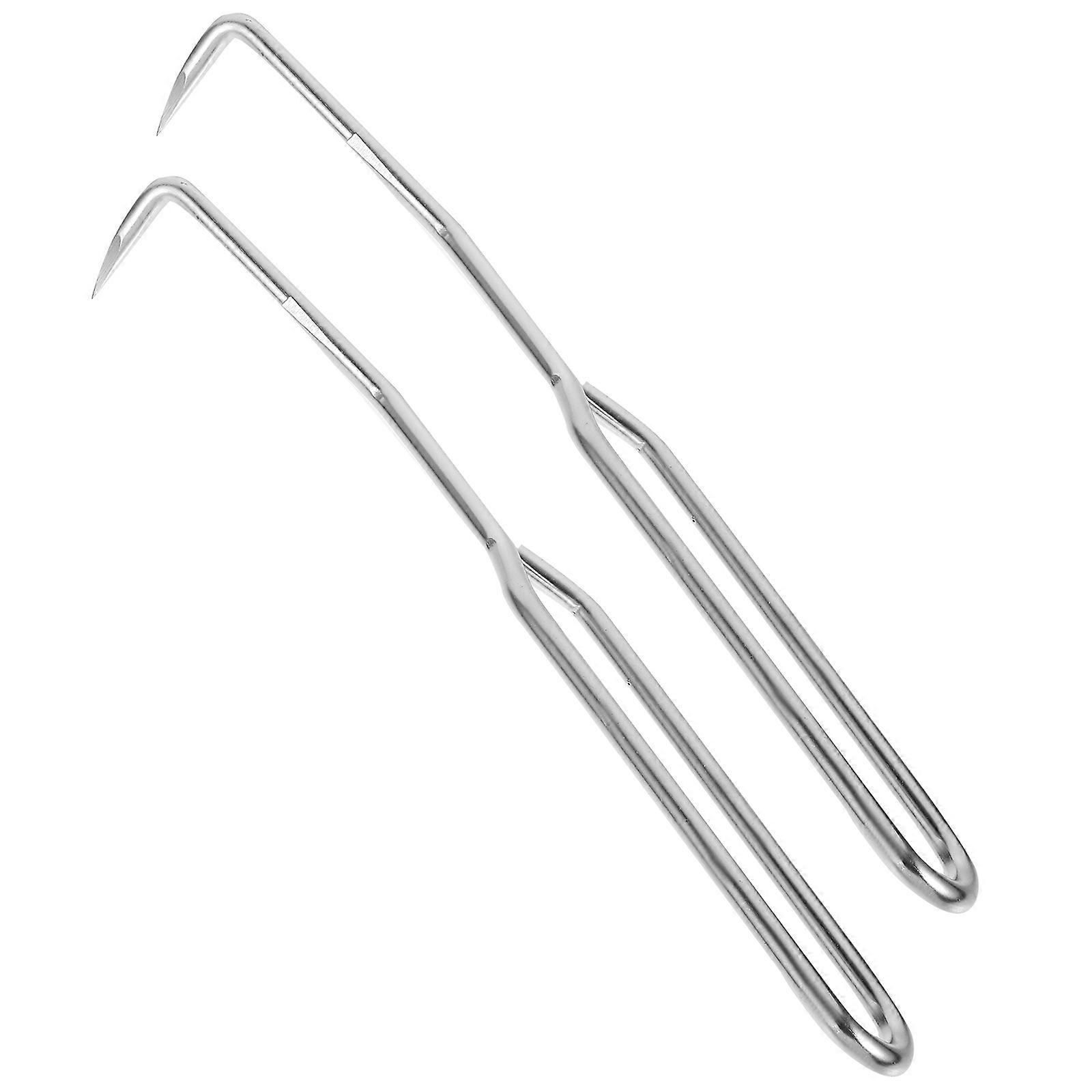 Bee Tool Stainless Steel Beehive Cleaning Hook for Practical Use 2Pcs