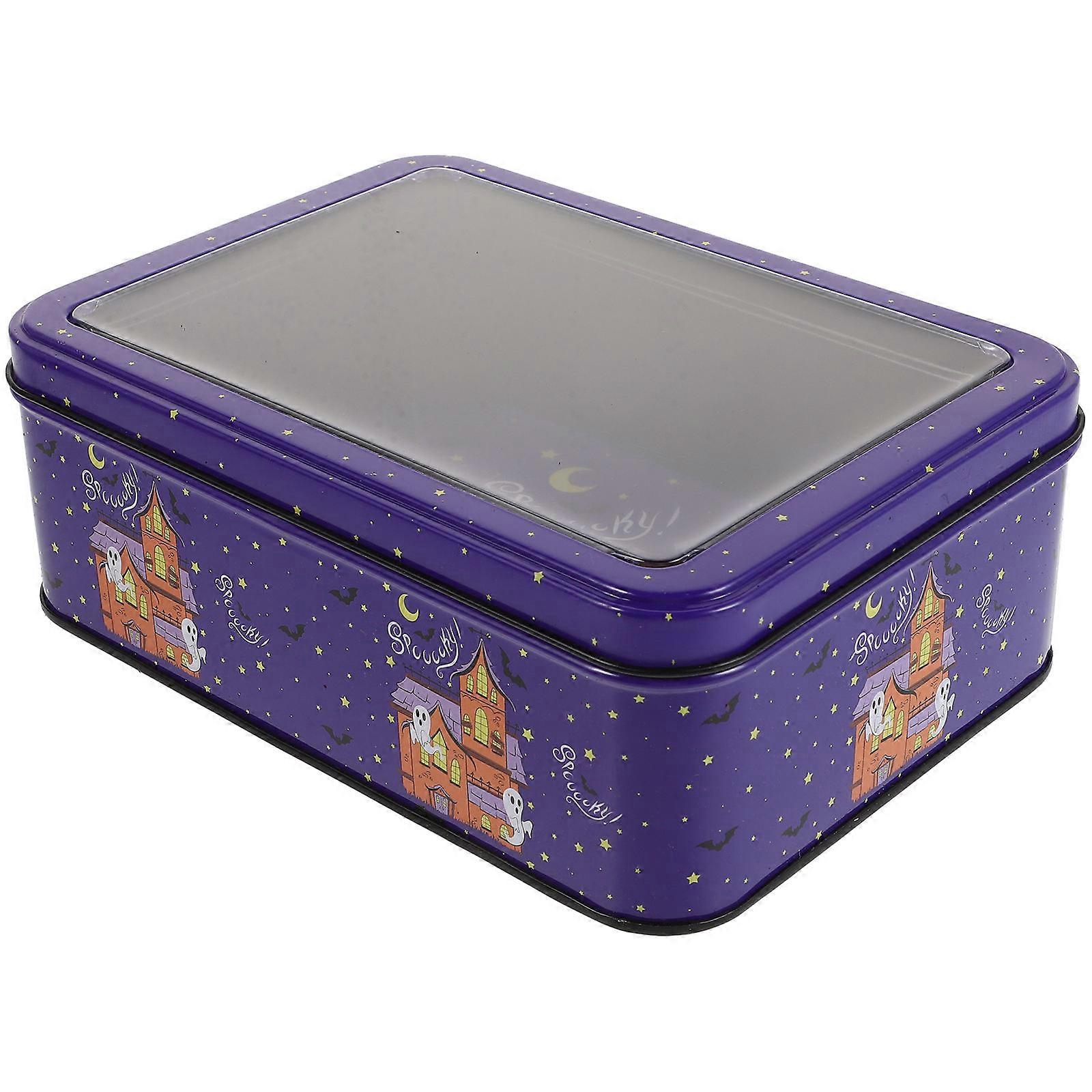 Candy Boxes for Storage Metal Hinged Tin Container