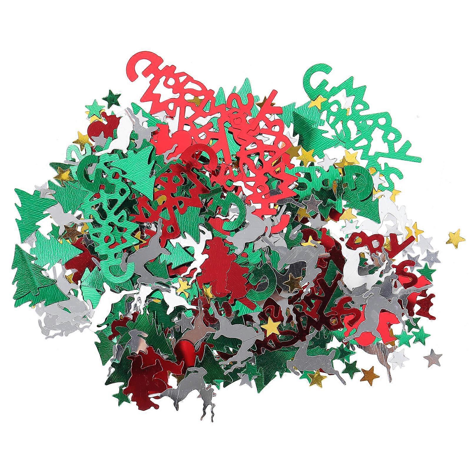 Plastic Christmas Decor Snowflake Confetti Decoration for Party Use