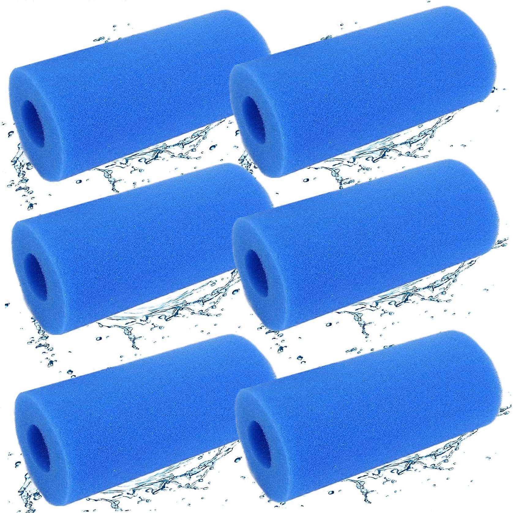 Pool Filter Cartridge 6 Pack Washable Reusable Long Lasting Replacement for Swimming Pool Filter 4x8in