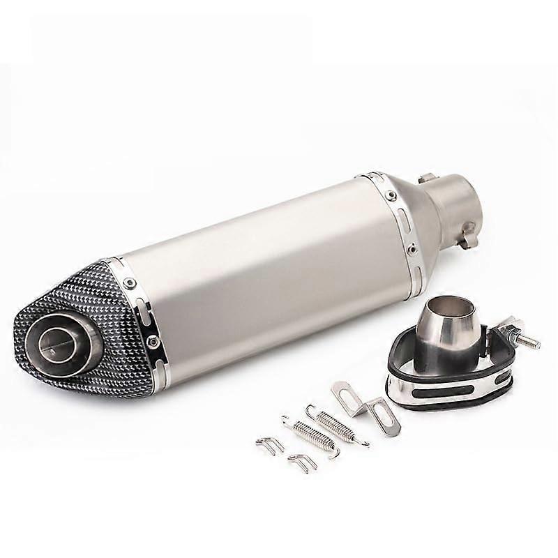 Motorcycle Exhaust Muffler Slip On 51mm Titanium Hexagonal Pipe with Removable DB Killer