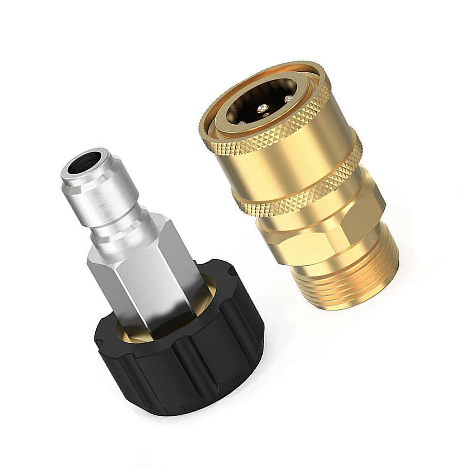 High Pressure Washer Fast Connect Fitting Kit Easy Setups Leak Proof Washer Adapter Suitable for Various Cleaning Tasks  2