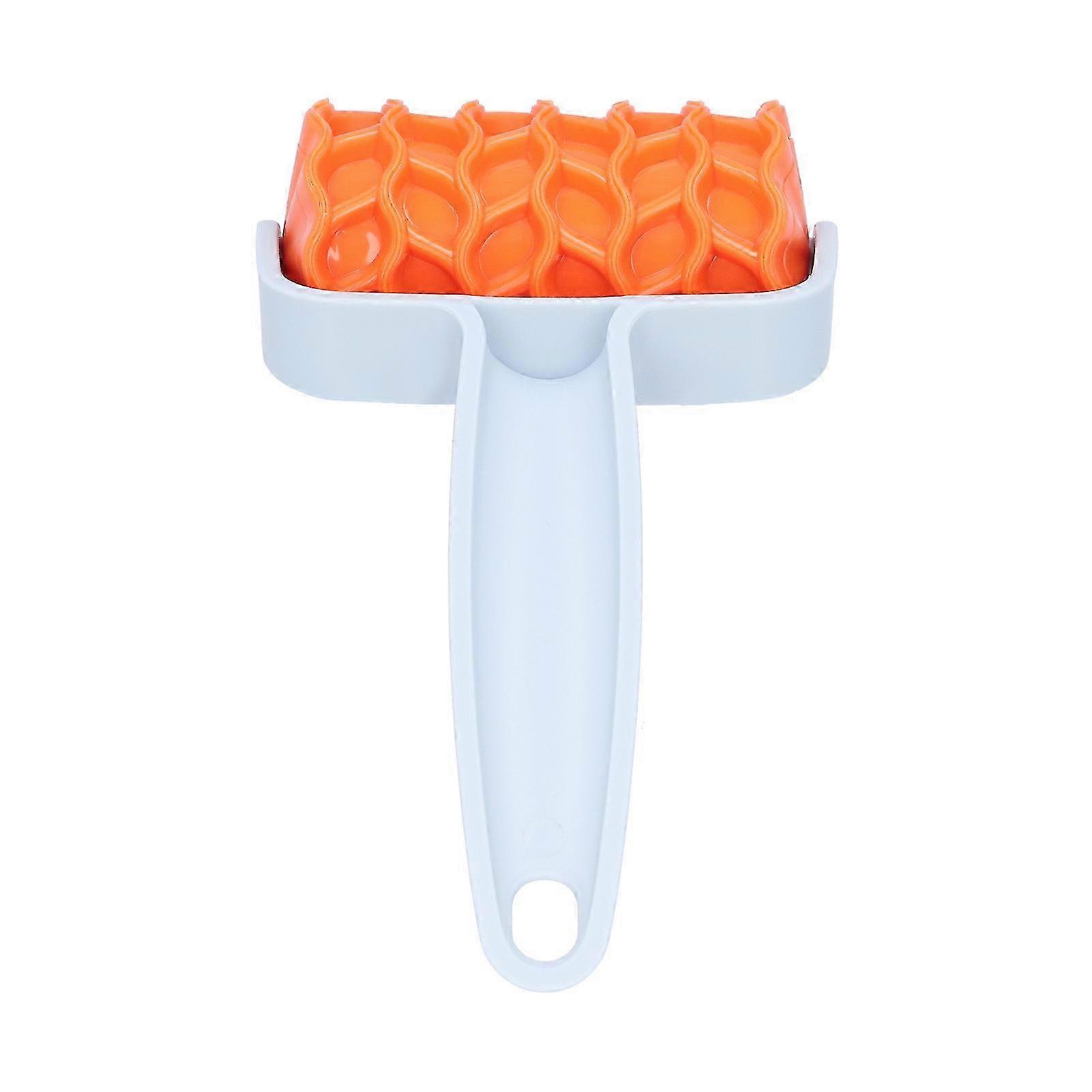 Baking Tool Pastry Cutter Roller Cookies Biscuits Mold Making Baking Tool for Kitchen,Orange 26-27s