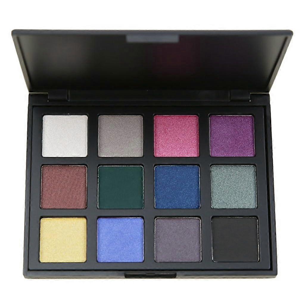 12 Color Eye Shadow Palette Matte and Shimmer Set with Smooth Blend Texture