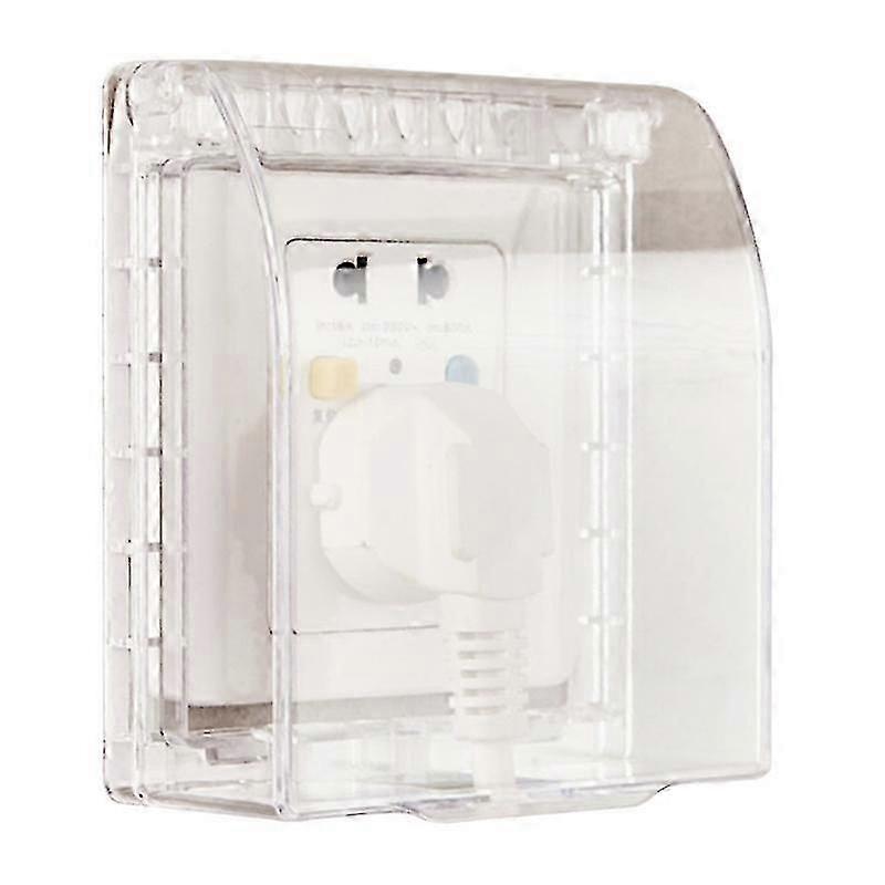 Wall Socket Waterproof Box Plate, Indoor Outdoor Socket Box Cover Protector 2025