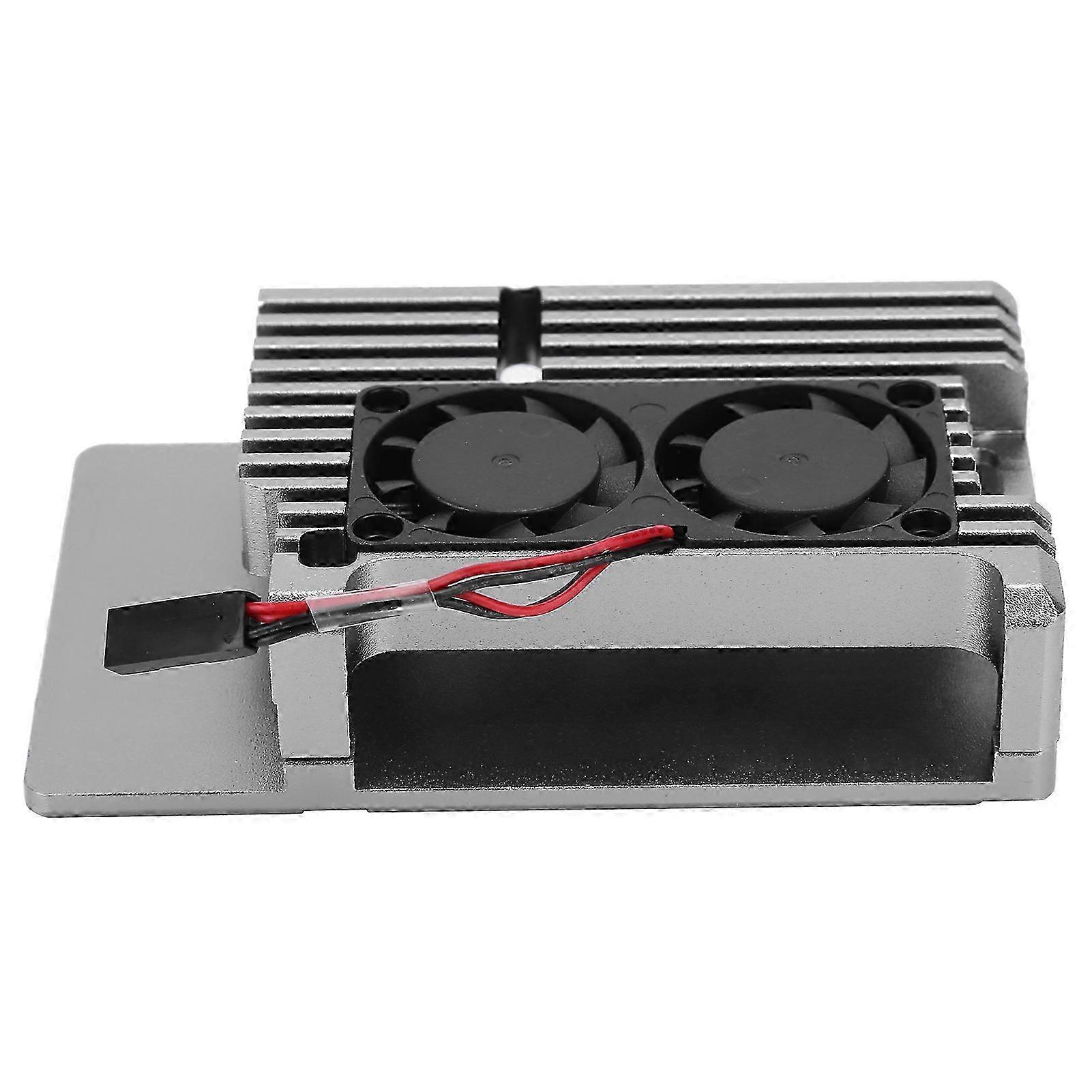 2025 Aluminum Alloy Case for Raspberry Pi 4b Protective Box Cooling Shell Kit with Fan