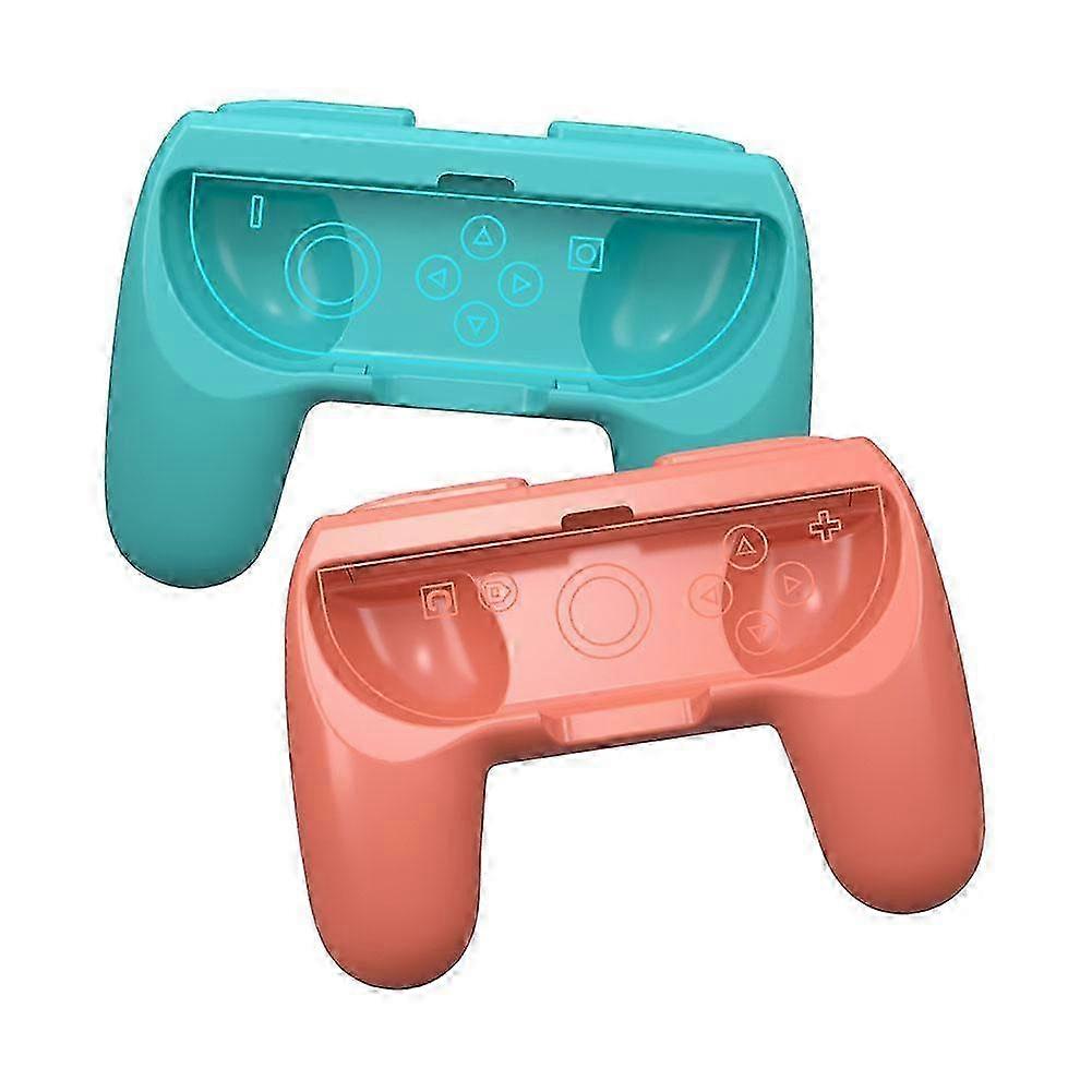 2 Pack Grips for Nintendo Switch2 with Controller Grip (Red & Blue) 26-27s