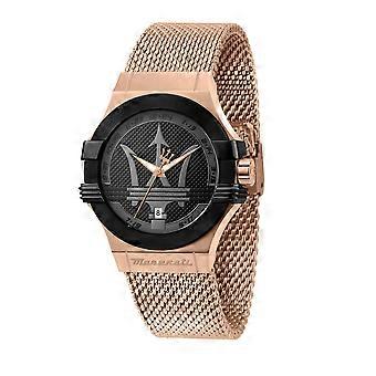 Maserati Potenza Schwarzes Zifferblatt Quarz R8853108009 100M Herrenuhr