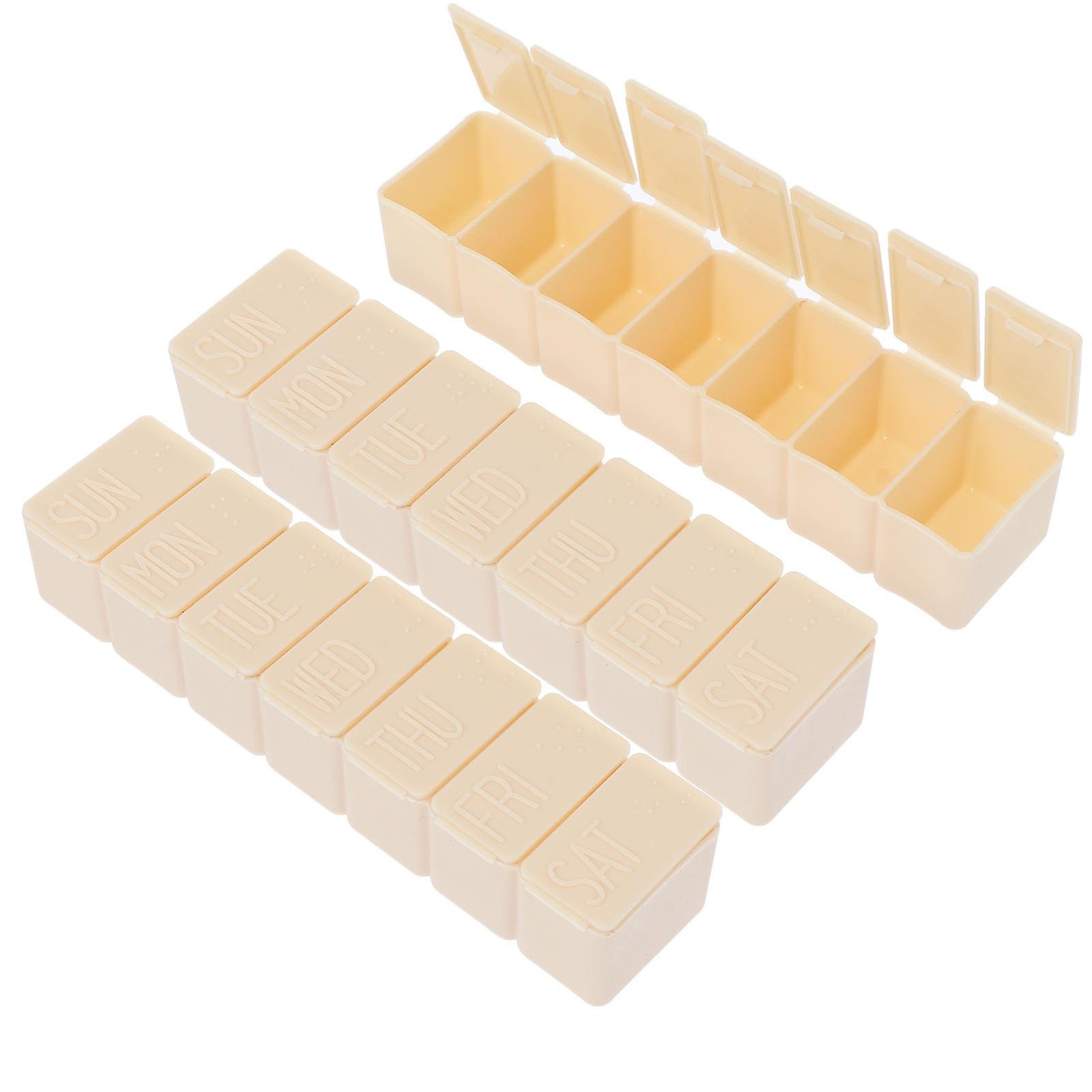 Travel Case Type Box for Storage 3Pcs Compartments Organizer